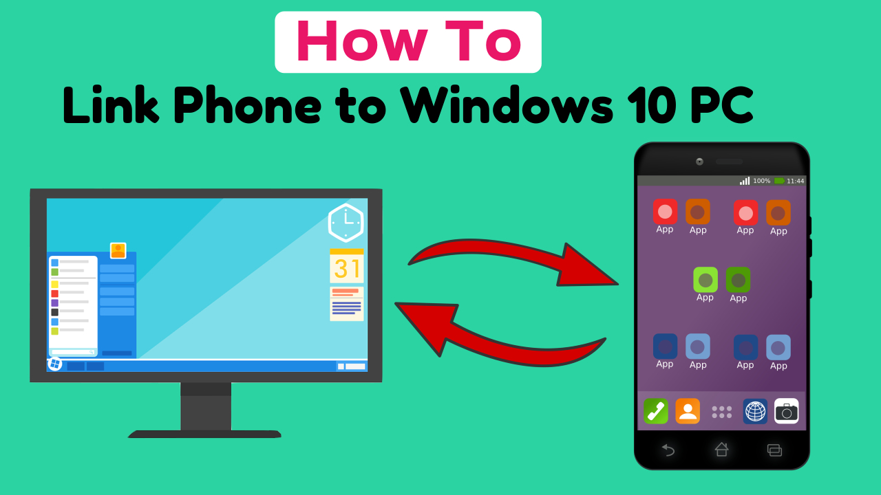 how to link phone in windows 10