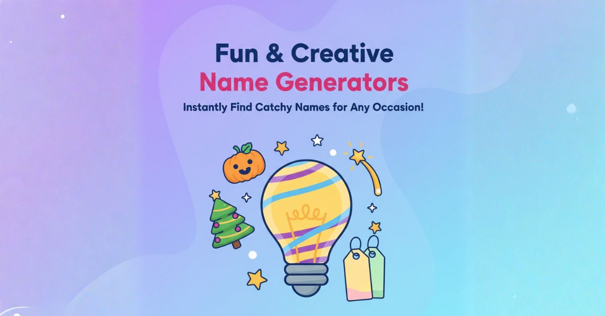 Free Name Generator Tools